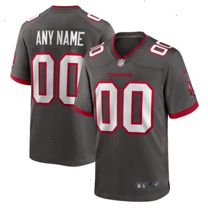 Tampa Bay Buccaneers Nike Alternate Custom Game Jersey - Pewter