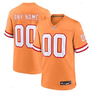 Tampa Bay Buccaneers Nike Custom Throwback Game Jersey - Orange