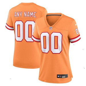 Tampa Bay Buccaneers Nike Women's Custom Throwback Game Jersey - Orange