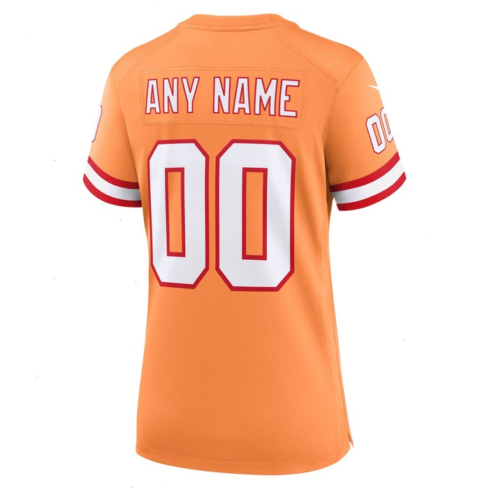 Tampa Bay Buccaneers Nike Women's Custom Throwback Game Jersey - Orange