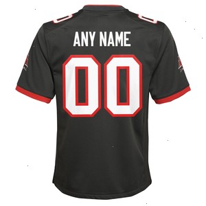 Tampa Bay Buccaneers Nike Youth Alternate Custom Game Jersey - Pewter