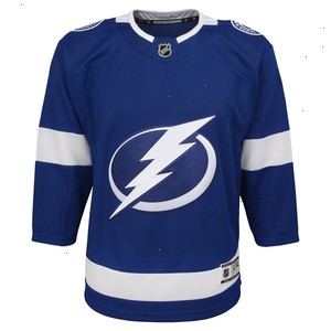 Tampa Bay Lightning Youth Home Blank Premier Jersey - Blue