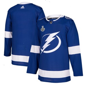 Tampa Bay Lightning adidas 2021 Stanley Cup Final Bound Authentic Patch Jersey - Blue