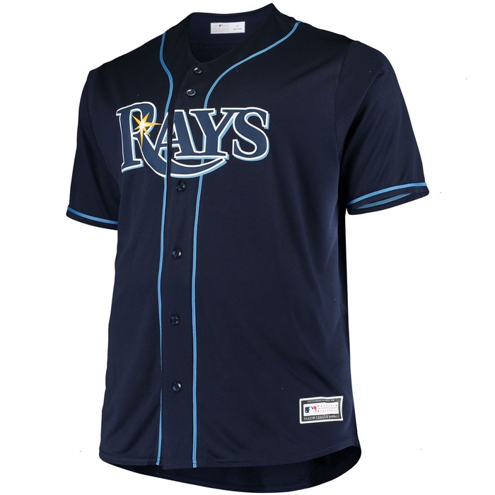 Tampa Bay Rays Big & Tall Replica Alternate Team Jersey - Navy