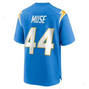 Tanner Muse Los Angeles Chargers Nike Team Game Jersey - Powder Blue