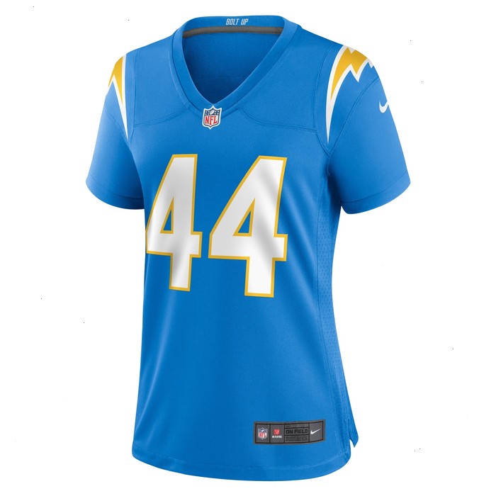 Tanner Muse Los Angeles Chargers Nike Women's Team Game Jersey - Powder Blue