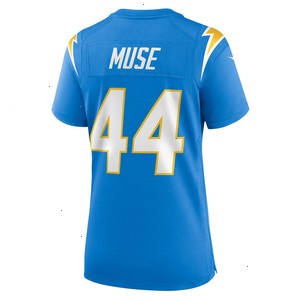 Tanner Muse Los Angeles Chargers Nike Women's Team Game Jersey - Powder Blue