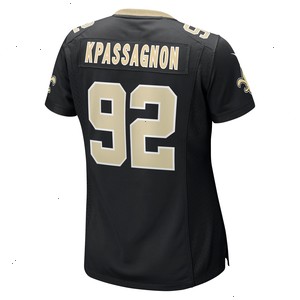 Tanoh Kpassagnon New Orleans Saints Nike Women's Game Player Jersey - Black