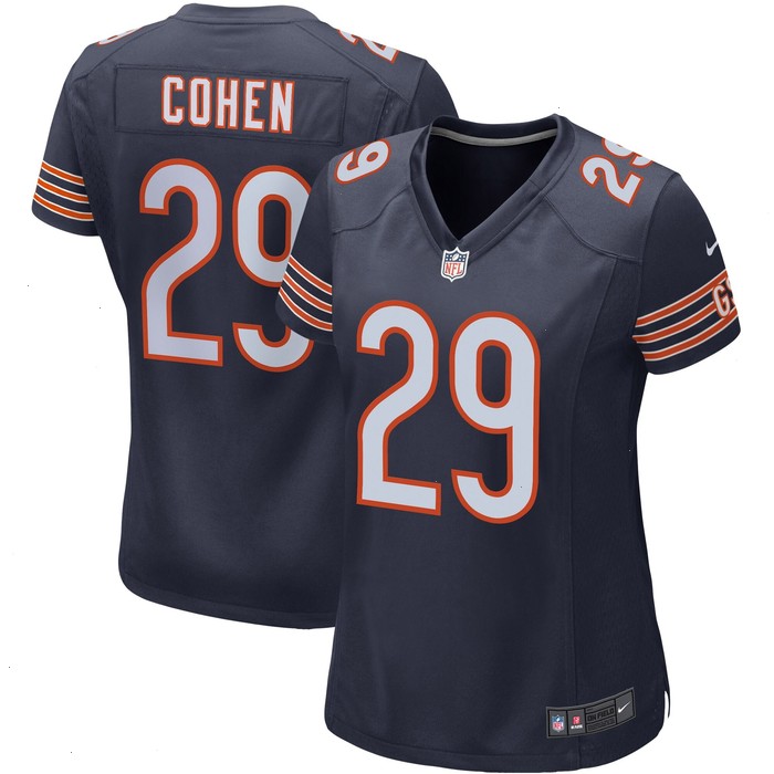 Tarik Cohen Chicago Bears Nike Women's Game Player Jersey - Navy