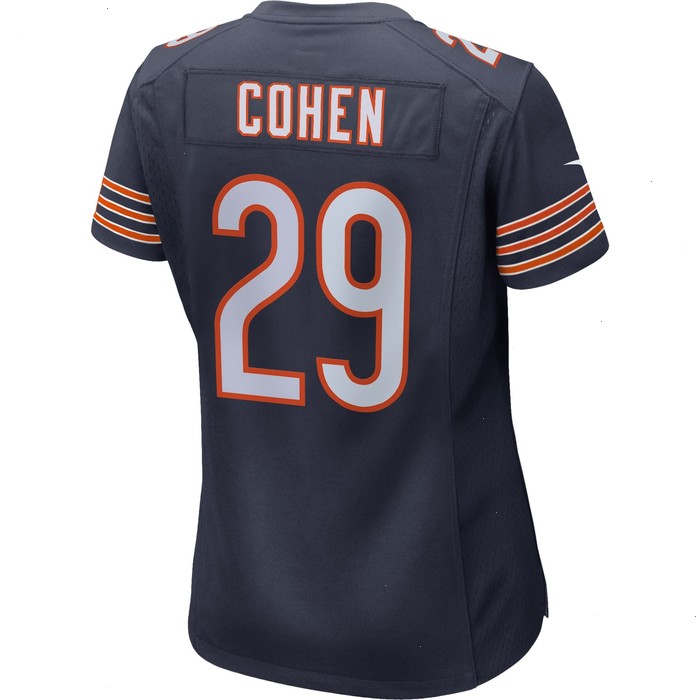 Tarik Cohen Chicago Bears Nike Women's Game Player Jersey - Navy