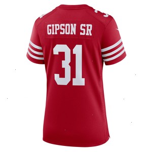 Tashaun Gipson Sr. San Francisco 49ers Nike Women's Home Game Player Jersey - Scarlet