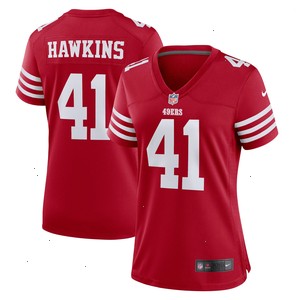 Tayler Hawkins San Francisco 49ers Nike Women's Game Player Jersey - Scarlet