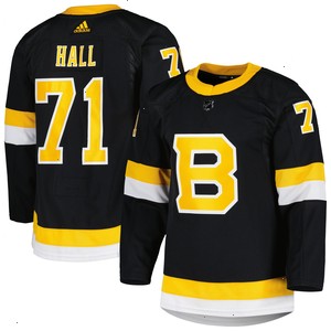 Taylor Hall Boston Bruins adidas Alternate Primegreen Authentic Pro Player Jersey - Black