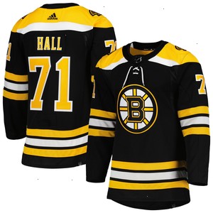 Taylor Hall Boston Bruins adidas Home Primegreen Authentic Pro Player Jersey - Black