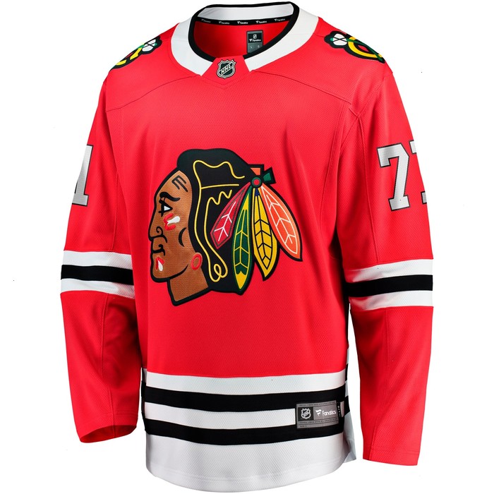 Taylor Hall Chicago Blackhawks Fanatics Branded Home Breakaway Player Jersey - Red