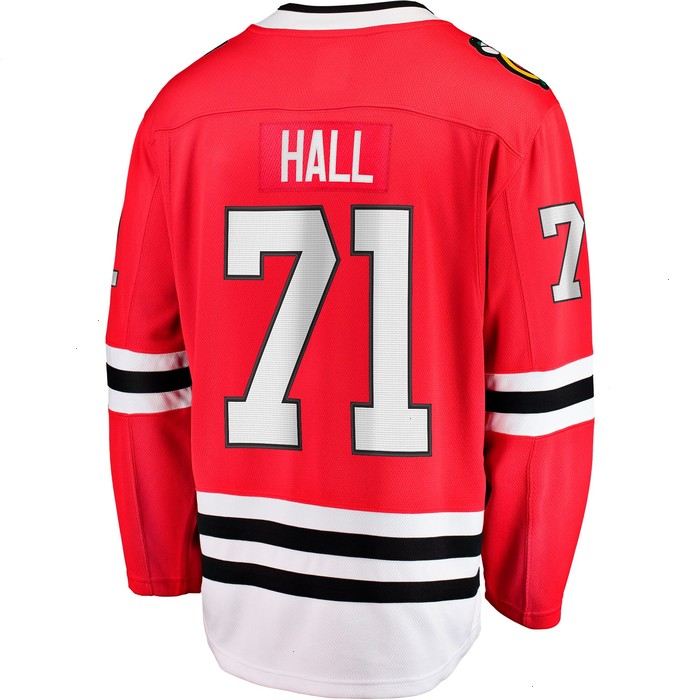 Taylor Hall Chicago Blackhawks Fanatics Branded Home Breakaway Player Jersey - Red