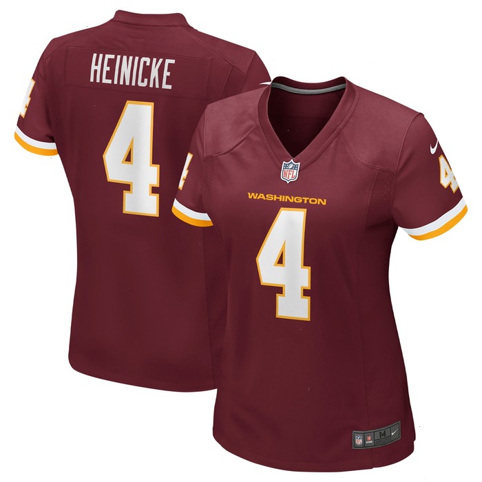 Taylor Heinicke Washington Football Team Nike Women's Game Jersey - Burgundy