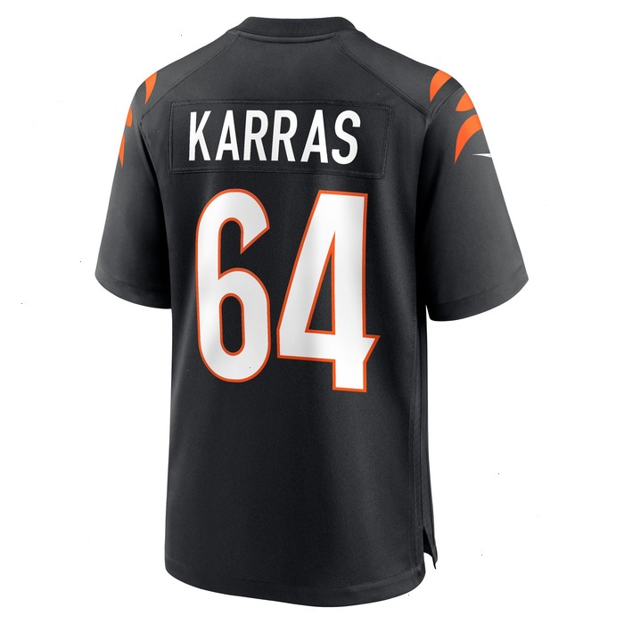 Ted Karras Cincinnati Bengals Nike Game Player Jersey - Black