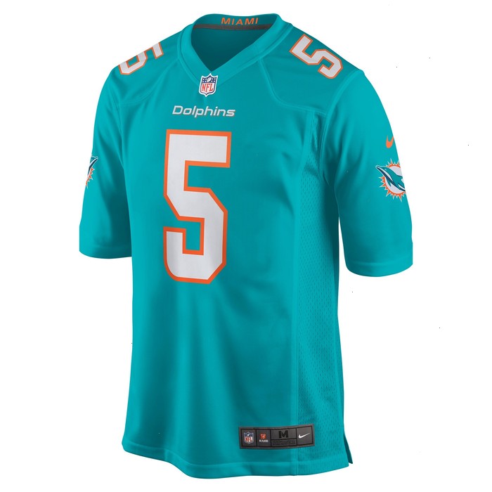 Teddy Bridgewater Miami Dolphins Nike Game Jersey - Aqua