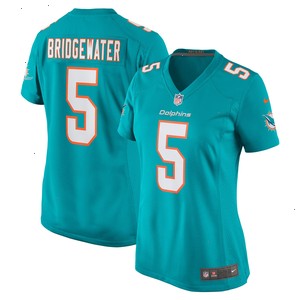 Teddy Bridgewater Miami Dolphins Nike Women's Game Jersey - Aqua