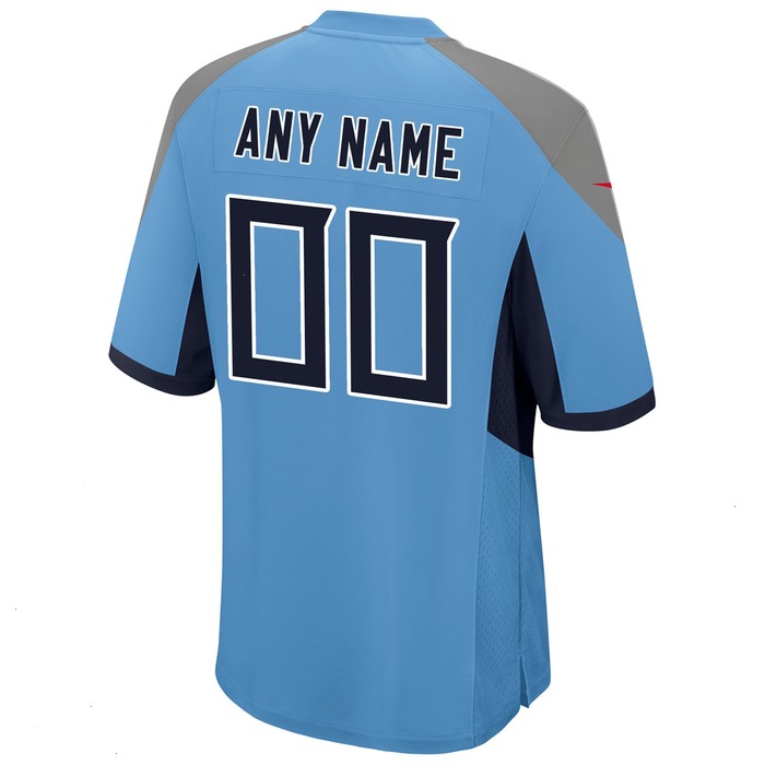 Tennessee Titans Nike Youth Alternate Custom Game Jersey - Light Blue