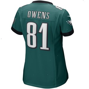 Terrell Owens Philadelphia Eagles Nike Women's Game Retired Player Jersey - Midnight Green