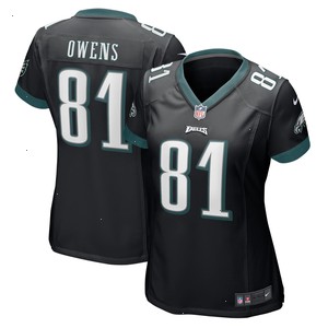 Terrell Owens Philadelphia Eagles Nike Women's Retired Player Jersey - Black