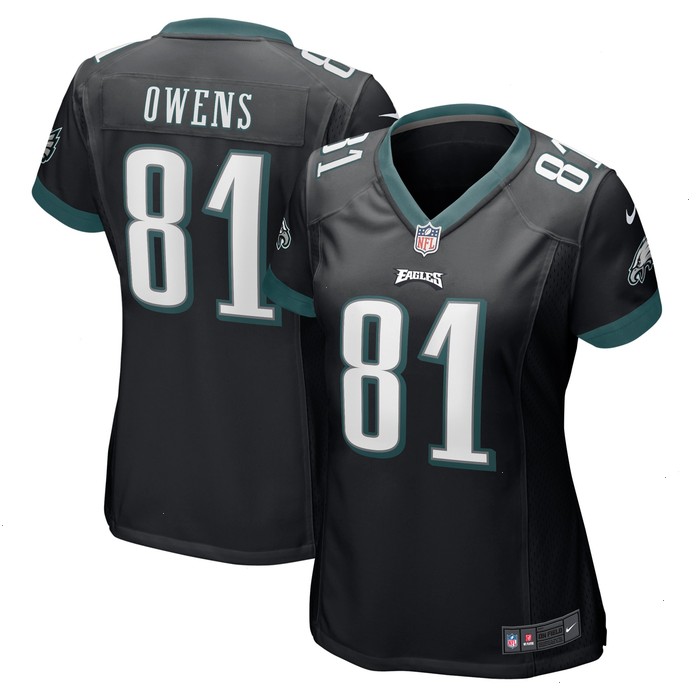 Terrell Owens Philadelphia Eagles Nike Women's Retired Player Jersey - Black