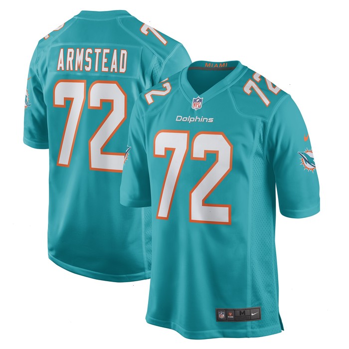 Terron Armstead Miami Dolphins Nike Game Jersey - Aqua