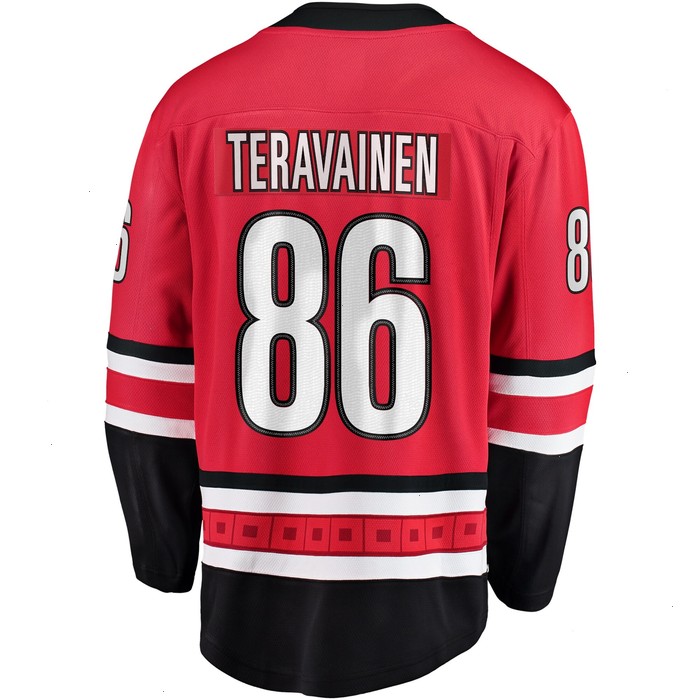 Teuvo Teravainen Carolina Hurricanes Fanatics Branded Alternate Breakaway Player Jersey - Red