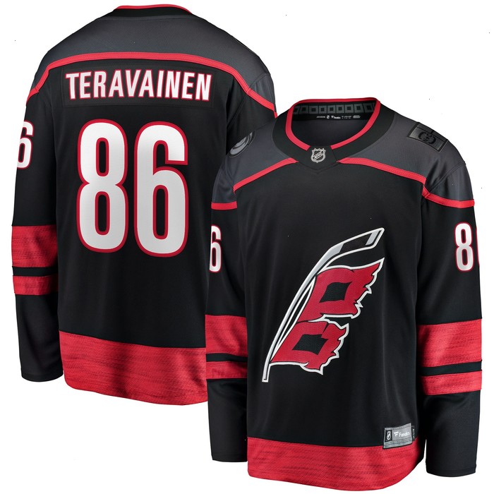 Teuvo Teravainen Carolina Hurricanes Fanatics Branded Home Breakaway Player Jersey - Black