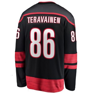 Teuvo Teravainen Carolina Hurricanes Fanatics Branded Home Breakaway Player Jersey - Black