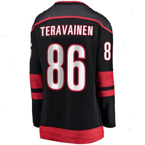 Teuvo Teravainen Carolina Hurricanes Fanatics Branded Women's Home Breakaway Player Jersey - Black