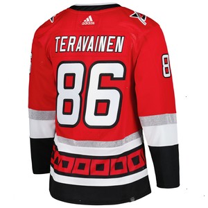 Teuvo Teravainen Carolina Hurricanes adidas Primegreen Authentic Pro Player Jersey - Red