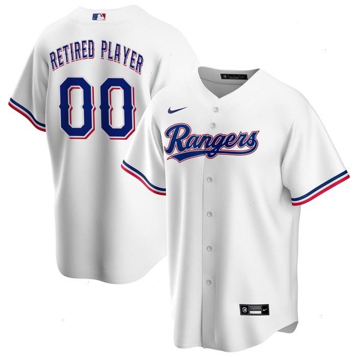 Texas Rangers Nike Home Pick-A-Player Retired Roster Replica Jersey - White