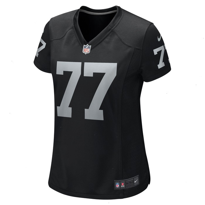 Thayer Munford Jr. Las Vegas Raiders Nike Women's Team Game Jersey - Black