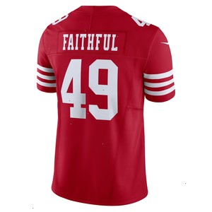 The Faithful San Francisco 49ers Nike Vapor F.U.S.E. Limited Jersey - Scarlet