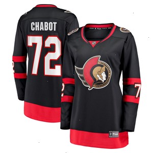 Thomas Chabot Ottawa Senators Fanatics Branded Women's Home Breakaway Jersey - Black