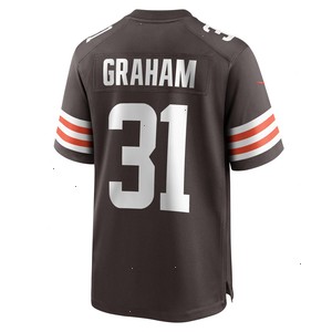 Thomas Graham Jr. Cleveland Browns Nike Team Game Jersey - Brown