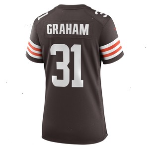 Thomas Graham Jr. Cleveland Browns Nike Women's Team Game Jersey - Brown