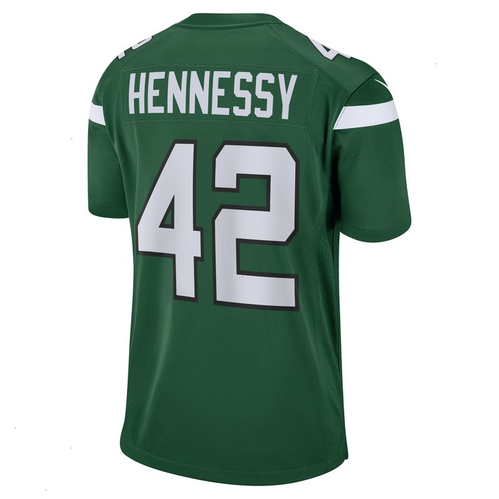 Thomas Hennessy New York Jets Nike Game Jersey - Gotham Green