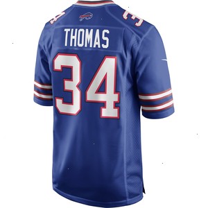 Thurman Thomas Buffalo Bills Nike Game Retired Player Jersey - Royal