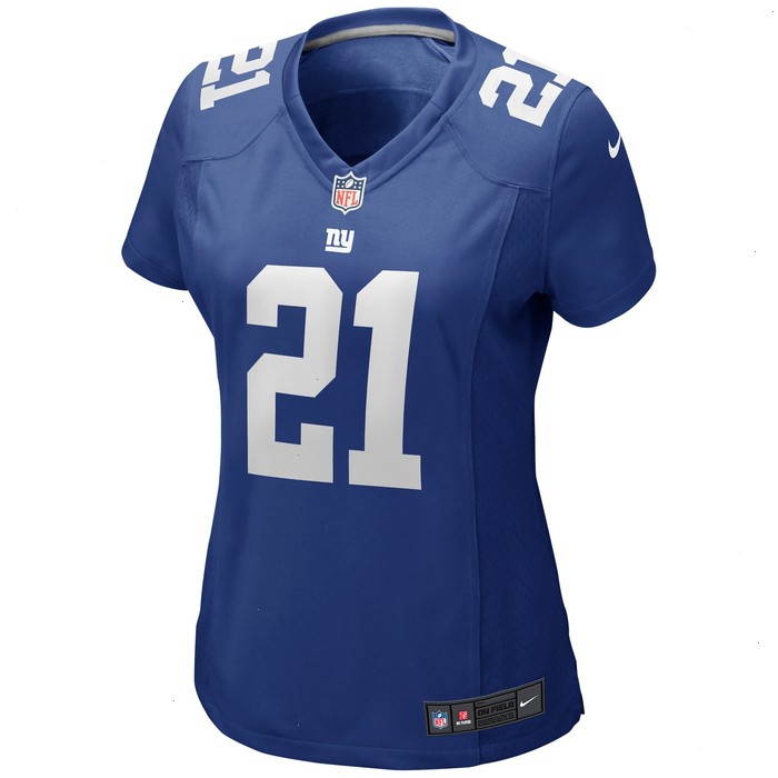 Tiki Barber New York Giants Nike Women's Game Retired Player Jersey - Royal