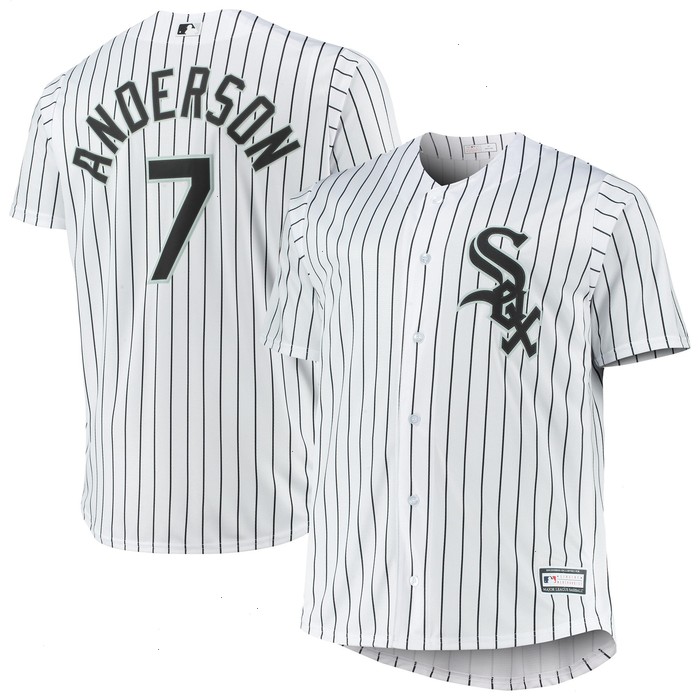 Tim Anderson Chicago White Sox Big & Tall Replica Player Jersey - White