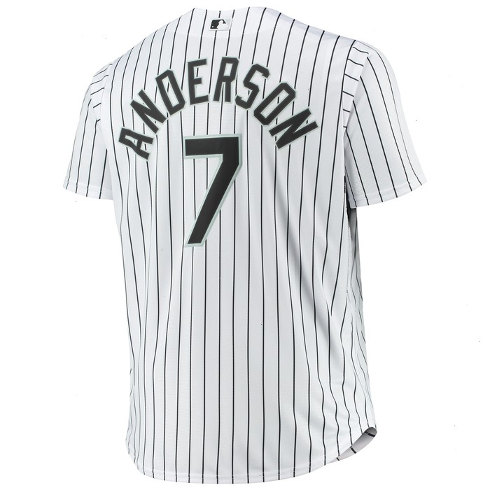 Tim Anderson Chicago White Sox Big & Tall Replica Player Jersey - White