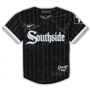 Tim Anderson Chicago White Sox Nike Preschool City Connect Script Replica Jersey - Black