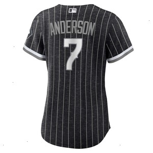 Tim Anderson Chicago White Sox Nike Women's City Connect Replica Player Jersey - Black