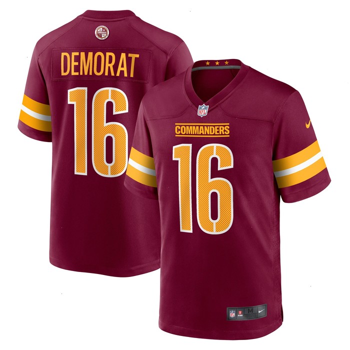 Tim Demorat Washington Commanders Nike Team Game Jersey - Burgundy