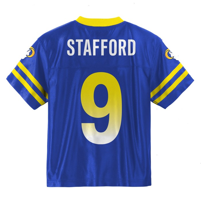 Toddler Matthew Stafford Royal Los Angeles Rams Team Player Jersey