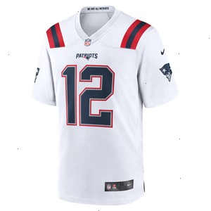 Tom Brady New England Patriots Nike Retired Game Jersey - White